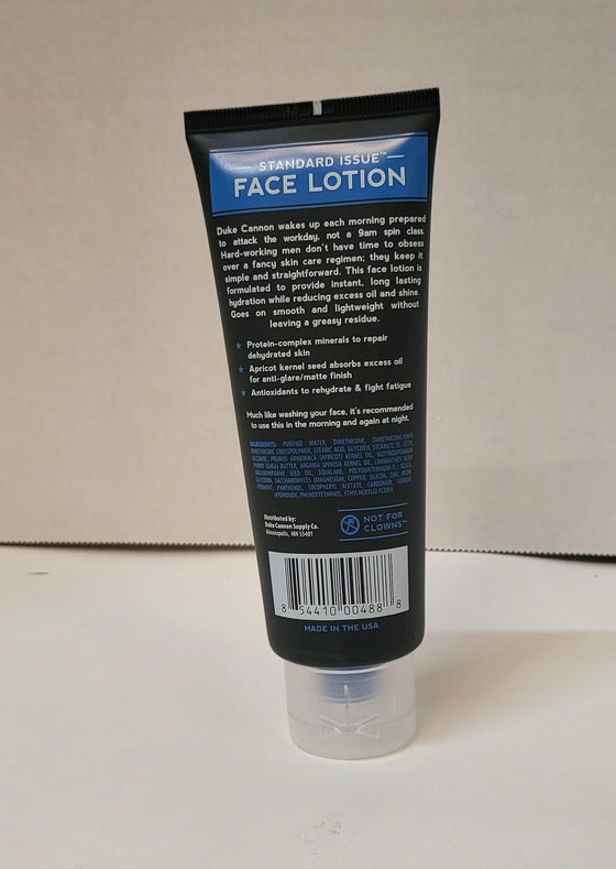 Duke Cannon Supply Co. FACELOTION1 Standard Issue Face Lotion