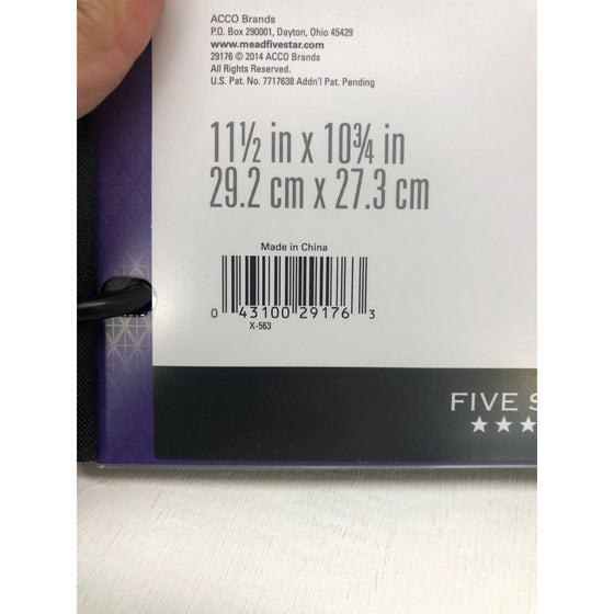 Five Star 29176 Flex Hybrid Notebinder Purple, Assorted
