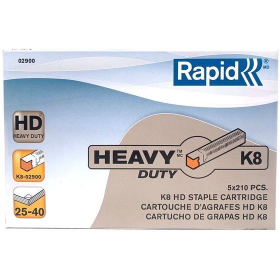 Rapid 02900 Cartridge Staples K8, Yellow