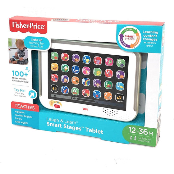 Fisher-Price CHC74 Fisher Price Laugh & Learn Smart Stages Tablet, Gold