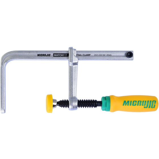 MICROJIG GRR-RIPPER DVC-538K2 Match Fit Dovetail Clamps, Yellow/Green
