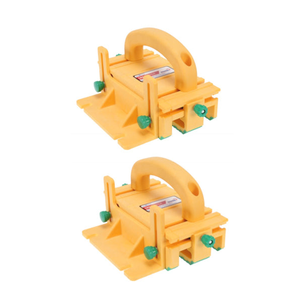 3D Adjustable Table Saw Jig/Pushblock Gr-100 2-Pack Yellow – ivaluemart