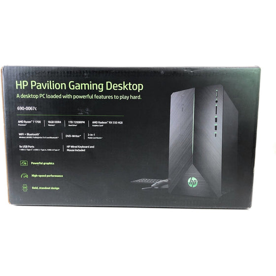 Hp 3LA37AA Pavilion Gaming Desktop