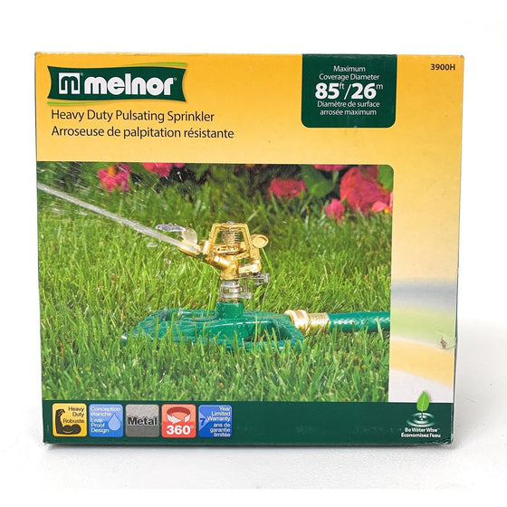 Melnor 3900H Heavy Duty Pulsating Sprinkler #, Metal Base