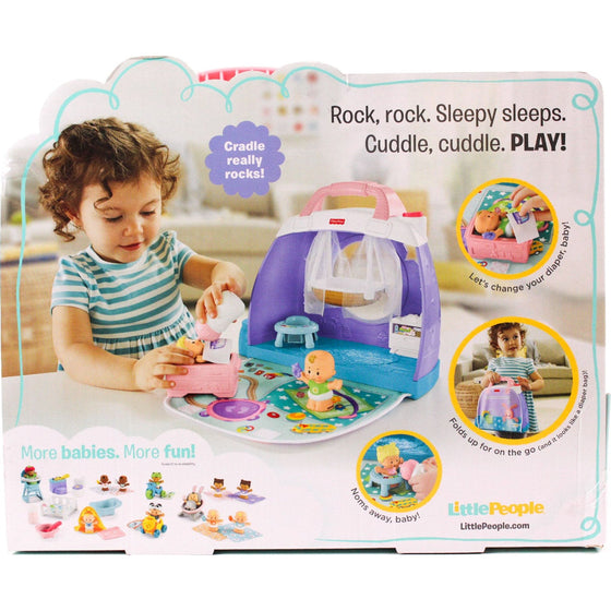 Fisher-Price GKP70 Little People Cuddle & Play Nursery Play Set, Multi-Colored