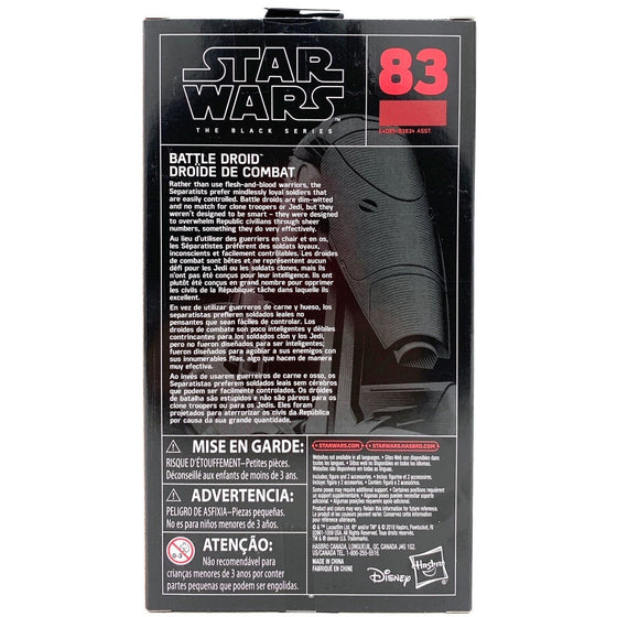 Star Wars E4085 The Black Series Battle Droid