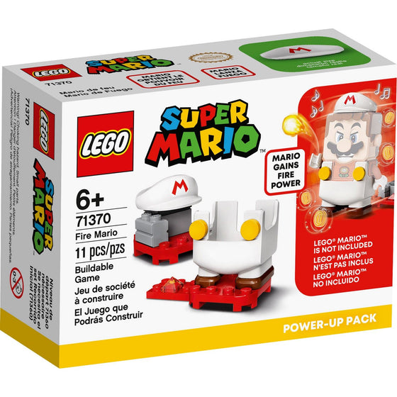 LEGO® 71370 Super Mario Fire Mario Power-Up Piece ; Building Kit For Creative Kids To Power Up The Mario Figure In The Adventures With Mario Starter Course 11 Pieces 71360 Playset, New 2020, Multi-Colored