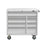 Viper Tool Storage V412409WHR Premium Series 41" 9 Drawer 18G Steel Rolling Tool Cabinet, White