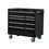 Viper Tool Storage V412409BLR Premium Series 41" 9 Drawer 18G Steel Rolling Tool Cabinet, Black