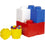 LEGO® 40150601 Storage Brick, Bright Red/Bright Blue/Bright Yellow/White