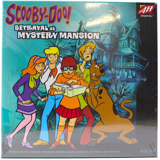 Avalon Hill C75670000 Scooby-Doo! Betrayal At Mystery Mansion, 8-Pack, Black