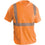 Occunomix LUX-SSETP2B Short Sleeve Wicking Birdseye T-Shirt W/Pocket Xl, 10-Pack, Orange (High Visibility)