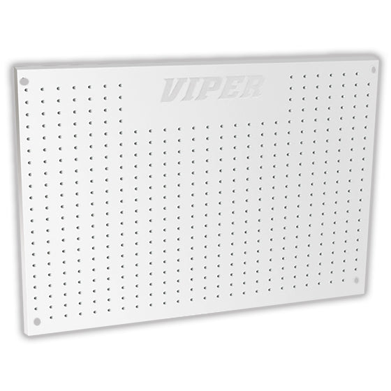 Viper Tool Storage V2436PBWH 18G Steel Pegboard, 24 X 36, White, White