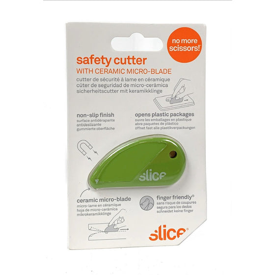 Slice 112366 Safety Cutter With Ceramic Micro-Blade Green, Blue