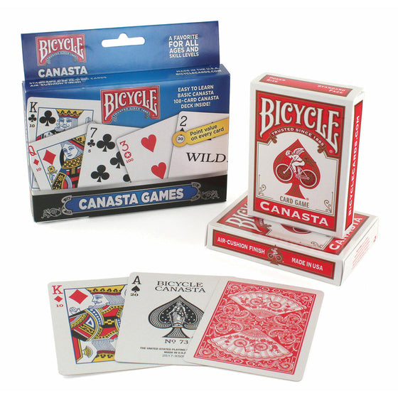Bicycle 1023140 2-Piece Canasta Card Games, Original Version