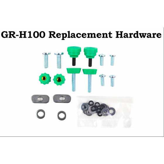MICROJIG GRR-RIPPER GR-H100 Replacement Hardware Bag For Gr-100, Table Saw Pushblock, Green