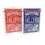 Us Playing Cards 1006704 Tally-Ho Poker Playing Cards Circle Back Design Red And Blue, 2-Pack