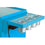 Viper Tool Storage V2STL Viper Tool Storage 18G Steel Folding Side Shelf With Power Strip And Usb Teal
