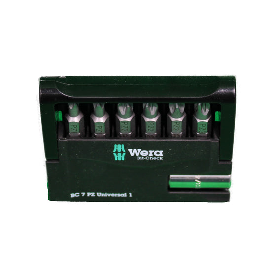 Wera Bit Check 7 Pieces 05056296001 Universal Sheet Metal
