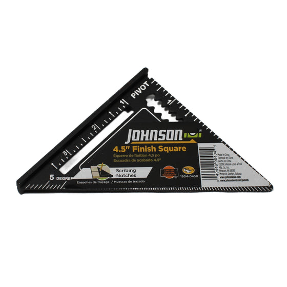 4.5" Johnny Square – Professional Aluminum Layout and Measuring Tool