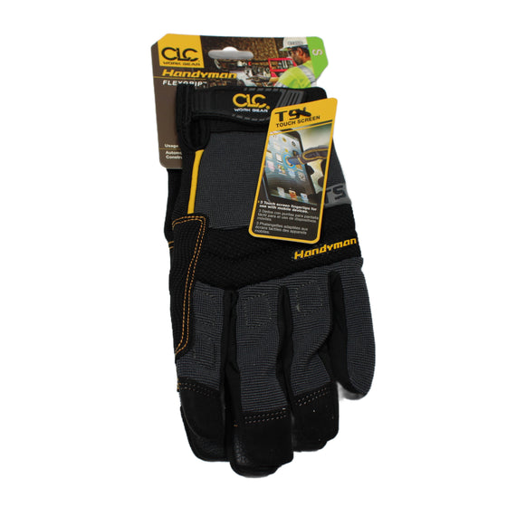 Heavy-Duty Synthetic Leather Work Gloves – Durable, Flexible, and Mobile-Friendly