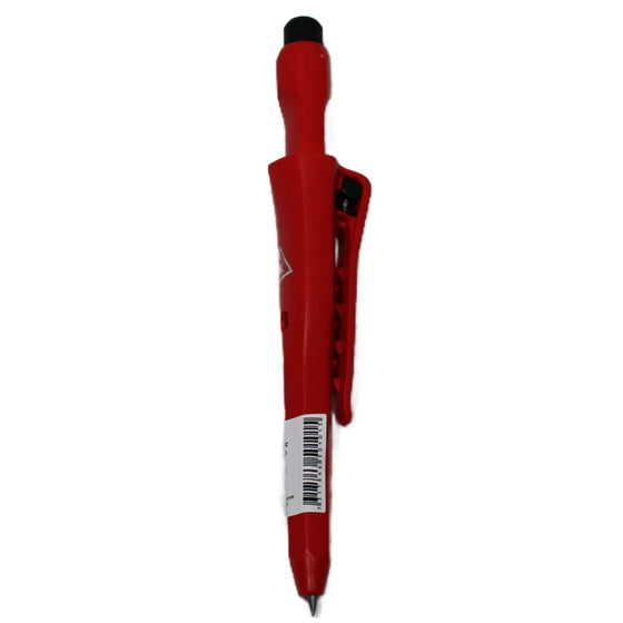 Hultafors Dry Marker with Holster and Built-In Sharpener – Ergonomic, Refillable Carpenter’s Pencil