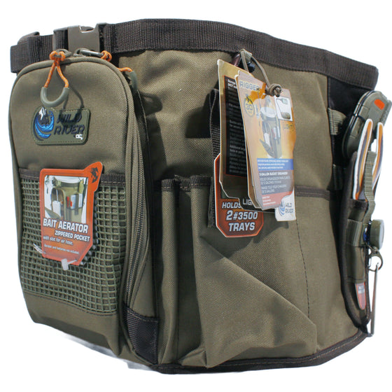 Wild River Bucket Organizer with LED Light – 5-Gallon Bucket Fishing Tackle Station