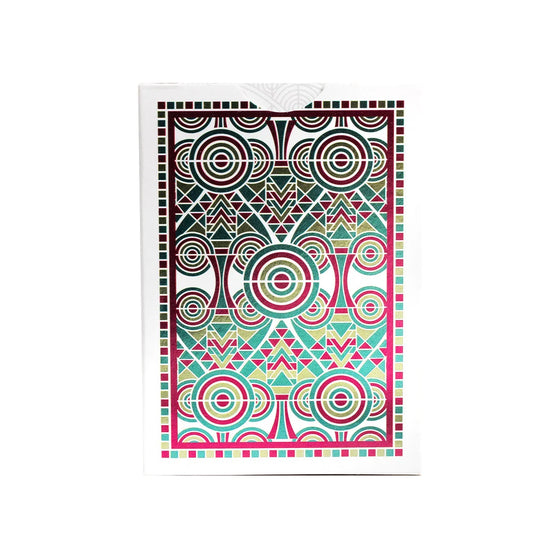 Bicycle, 10036568, Prismatic, Teal, Pink, Gold, White