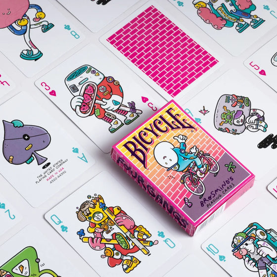 Bicycle, 10023018, Brosmind playing cards, Four Gangs