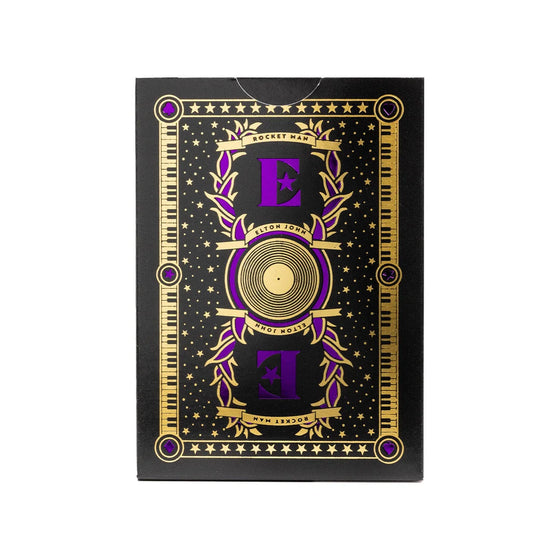 Bicycle, 10041802, Elton John themed cards, Purple and Gold