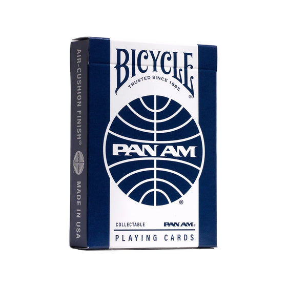 Bicycle, 10041640 , Pan‑Am 2‑Pack Playing Cards, Light Blue & Navy, Travel Tin