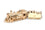 ROBOTIME MC501 Prime Steam Express Train, Tan