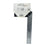 Johnson 1910-0800 8" Inch/Metric Structo-Cast Try & Mitre Square, Silver