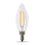 Feit Electric Candelabra Torpedo LED Bulb 5K Clear Dimmable 6-Pack