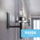 Feit Electric Flame Tip LED Candelabra Bulb Clear 5000K Dimmable 6-Pack