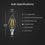 Feit Electric Flame Tip LED Candelabra Bulb Clear 5000K Dimmable 6-Pack