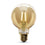 Feit Electric G25 Vintage LED Globe Bulb Amber 2100K Clear Glass