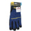 Custom Leathercraft Work Gloves 126L WorkRight XC™ Gloves - L ,Blue and Black