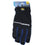 Custom Leathercraft L123L WorkRight Winter™ Gloves- L,Blue and Black
