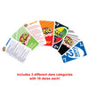 Mattel Games UNO Dare Card Game with Hilarious Challenge Cards, Family Party Game for Kids & Adults, Ages 7+