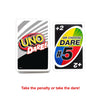 Mattel Games UNO Dare Card Game with Hilarious Challenge Cards, Family Party Game for Kids & Adults, Ages 7+