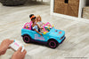 Hot Wheels HTP53 HOT WHEELS BARBIE RC SUV Vehicle, Pink and Blue
