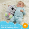 Fisher-Price Soothe 'n Snuggle Koala Musical Plush Baby Soother with Breathing Motion, Lights & Sounds