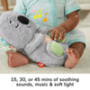 Fisher-Price Soothe 'n Snuggle Koala Musical Plush Baby Soother with Breathing Motion, Lights & Sounds