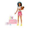 Barbie Skipper Babysitters Inc. Crib Playset with Skipper Doll, Baby Doll with Sleepy Eyes, Crib, Mobile & Accessories | Kids Pretend Play Toy