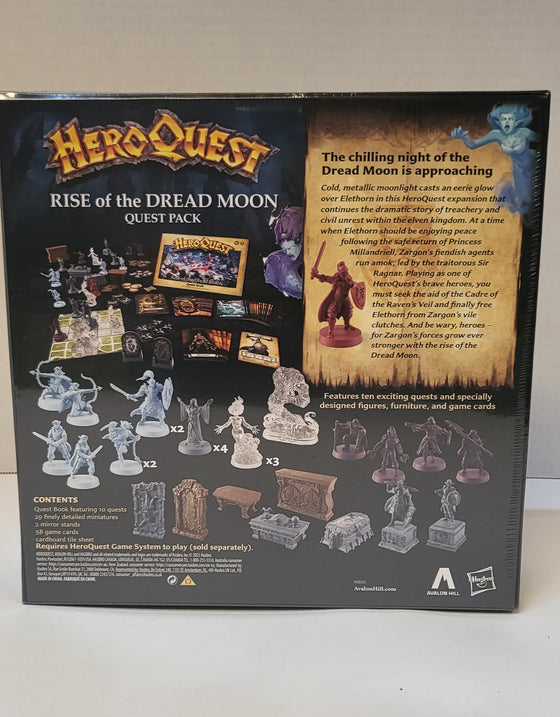 HeroQuest Rise of The Dread Moon Quest Pack, Requires HeroQuest Game System to Play, Roleplaying Games for 2-5 Players, Ages 14+