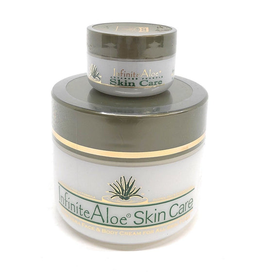 Infinitealoe 873594 Infinite Aloe Skin Care Cream Original 8Oz With Bonus Travel 0.5 Oz