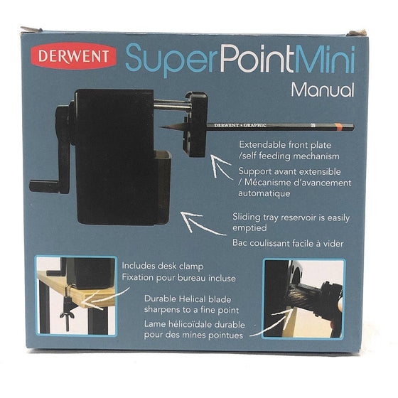 Derwent 2302000 Super Point Mini Manual Pencil Sharpener
