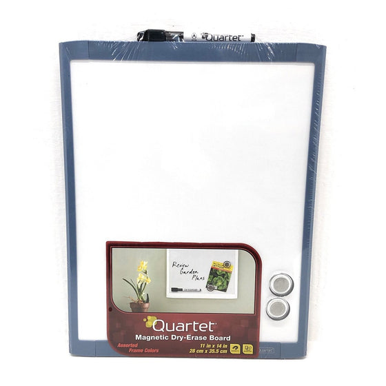 Quartet MHOW1114-BU Magnetic Dry Eraser Board, Blue