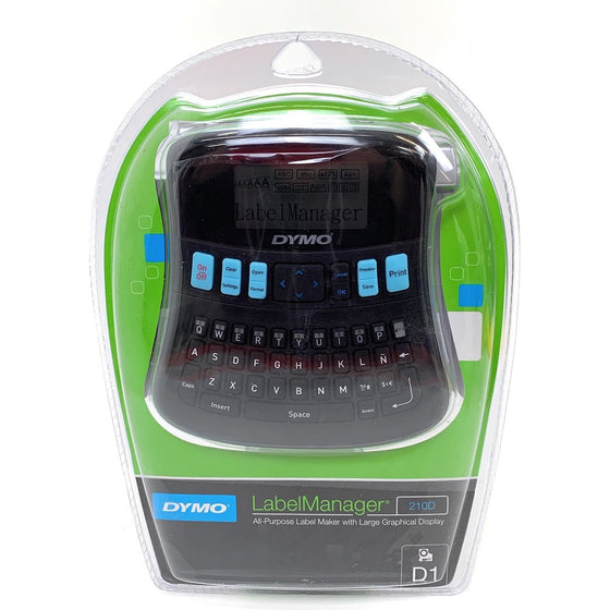 Dymo 1738345 All Purpose Label Maker With Large Graphical Display 210D